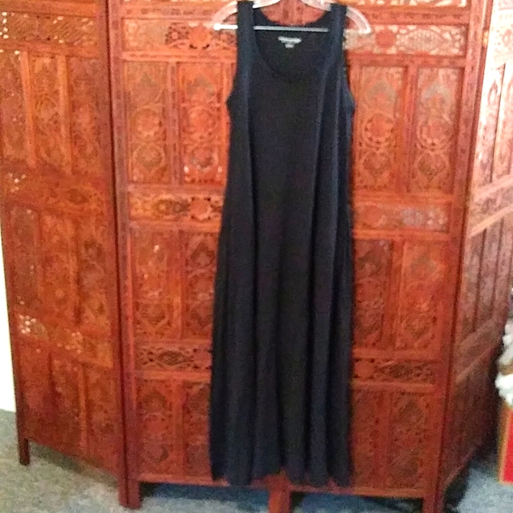 Soft Surroundings Maxi Long Flowy Sleeveless Dress